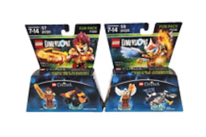 LEGO DIMENSIONS: Laval Fun Pack (71222) & Eris Fun Pack (71232) New