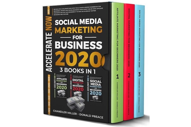 Social Media Marketing for Business 2020 3PCS Digital Books