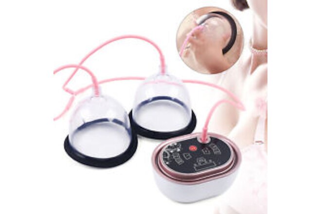 Electric Breast Enlargement Pump Suction Massager Vacuum Cupping Lifting Machine