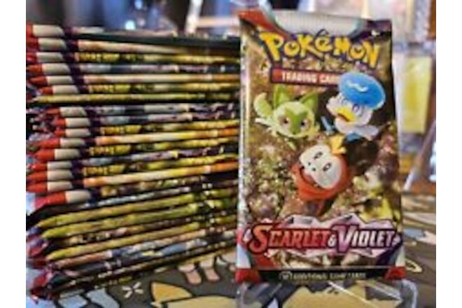 Lot of 36 Sealed Packs Pokemon TCG SV1 Scarlet & Violet Booster Packs!