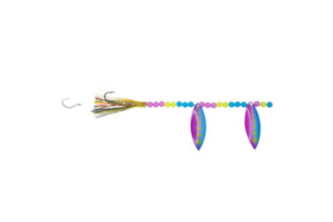 Blue/Purple/Yellow Walleye Teaser Spinner Lure for Fishing and Targets WALLEYE