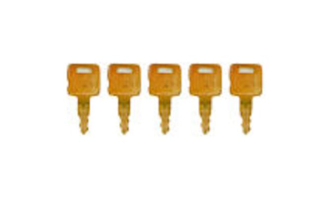 5pk Ignition Keys NEW golden CAT For Caterpillar Heavy Equipment #5P8500