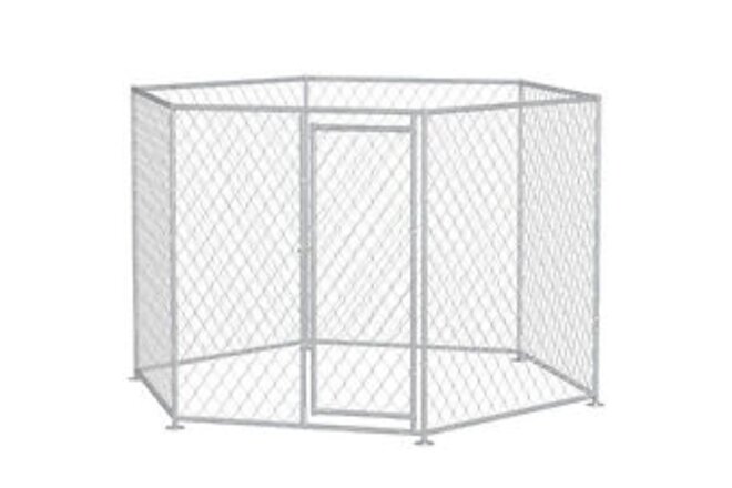 9.2' x 8' x 5.6' Dog Kennel Outdoor for Medium and Large-Sized Dogs with Lockabl