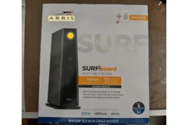 ARRIS 1000656 SURFboard SBG8300 DOCSIS 3.1 Gigabit Cable Modem & Wi-Fi Router