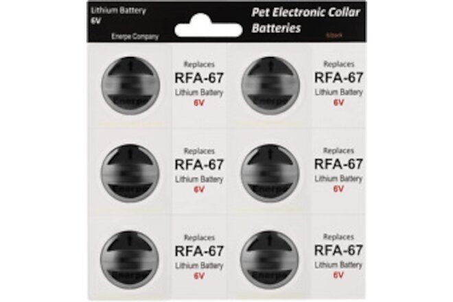 Replacement Battery-Compatible with Petsafe Electronic Collars Pack of 6