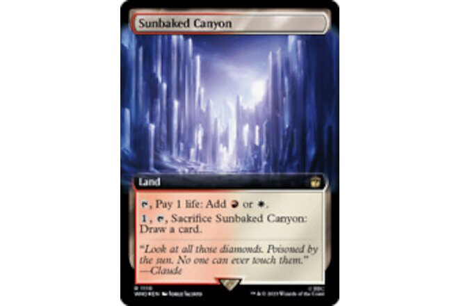 Sunbaked Canyon (Extended Art) (Surge Foil) [Doctor Who]