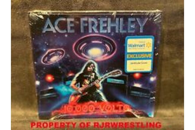 NEW ACE FREHLEY 10,000 VOLTS LENTICULAR COVER WALMART EXCLUSIVE CD KISS LIMITED