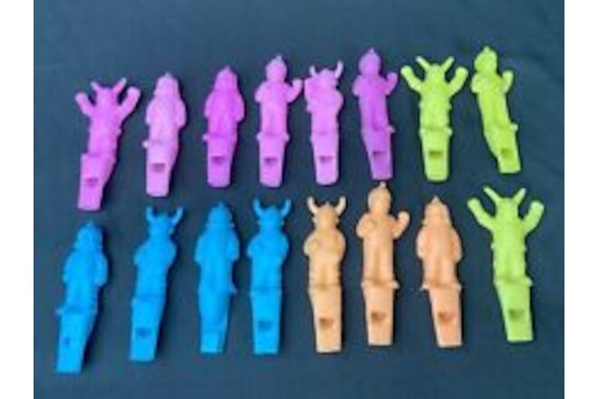 ✨Lot Of 16 Plastic Disney Whistle toys, 3”tall-Alien Martian Space- Hong Kong✨