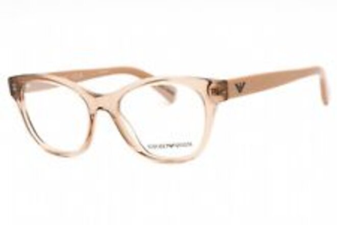 EMPORIO ARMANI 0EA3162 5850 Eyeglasses Transparent Beige Frame 50mm