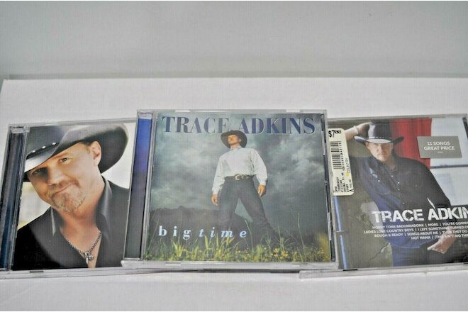 #1 COUNTRY LOT OF 3 CD'S BY TRACE ADKINS