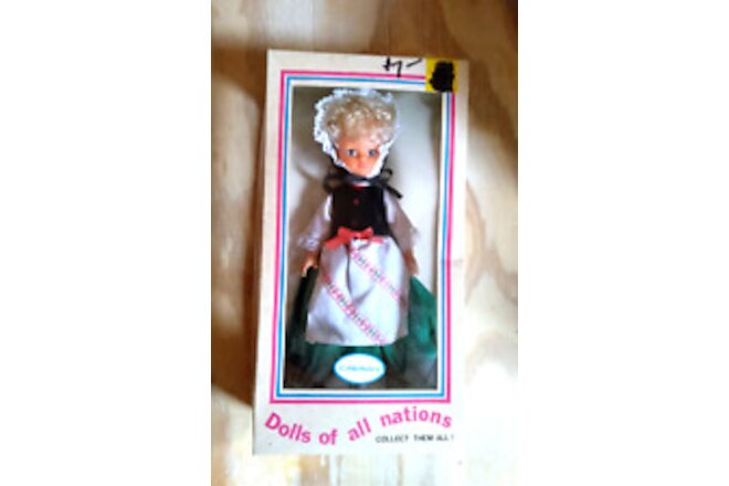Dolls Of All Nations Scandinavia #1052 in Box! VINTAGE! Hills Dept. Store Stock