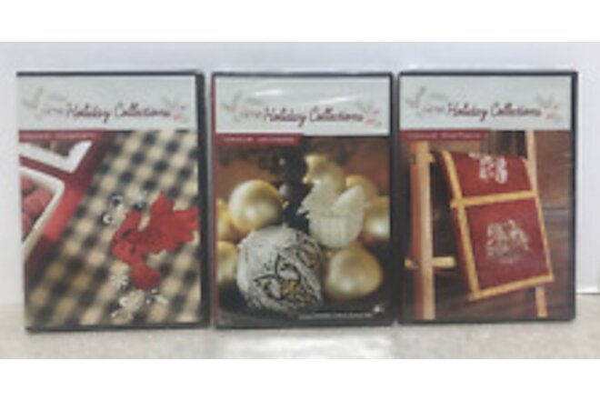 The OESD Holiday Collections 2011 #1, #2 & #3 Design CDs *NEW Embroidery Machine