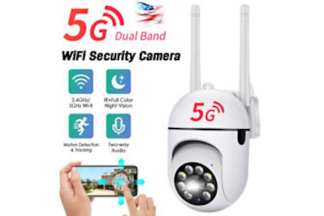 Wireless Security Camera System Outdoor Home Wifi Night Vision Cam 5G 1080P HD