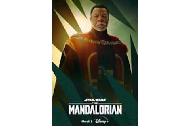 Star Wars poster - The Mandalorian poster  -  11" x 17" - Carl Weathers