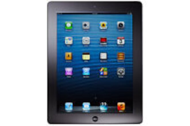 Apple iPad 4th Gen., 16GB, Wi-Fi, 9.7" - Black (MD510LL/A)  wholesale lot of 10