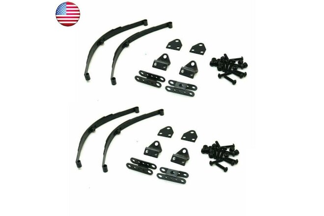 2set Steel Leaf Spring Type Suspension for 1:10 RC4WD TF2 D90 RC Cars Crawler US