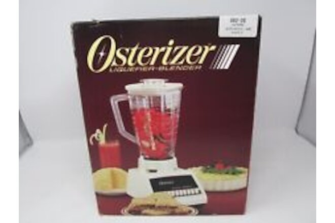 NEW Oster Osterizer Liquefier Blender Almond With Plastic Jar ST27-T