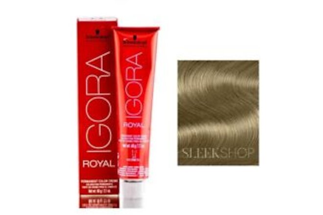 8-0 Light Blonde , Schwarzkopf Professional Igora Royal Permanent Hair Color 2oz