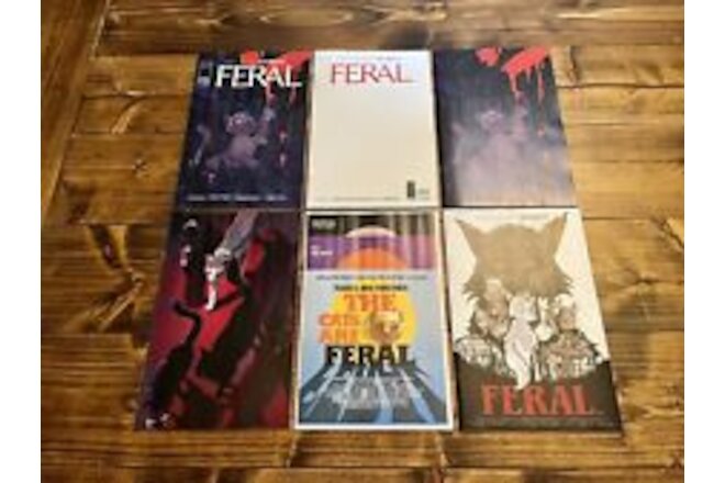 Feral #1 Cover A C 1:10 1:25 1:50 + Ken Salinas Pastime Exclusive Image 2024 NM+