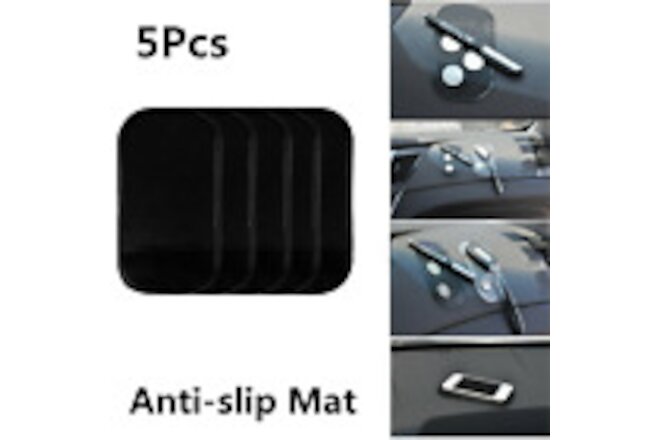 5pcs Car Magic Anti-Slip Dashboard Sticky Pad Non-slip Mat GPS Cell Phone Holder