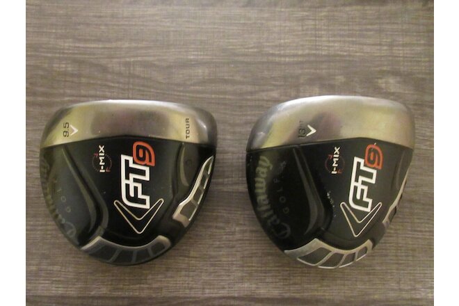 ⛳LOT OF 2 CALLAWAY MEN's FT9 9.5 PLUS FT 9 13HT DRIVERS ONLY⛳