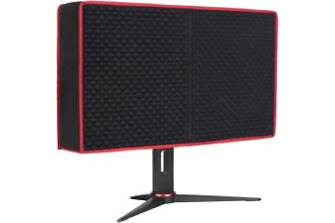 Premium Gaming Monitor Cover | 34 Inch | Dust, Water & Cat Resistant Red & Bl...