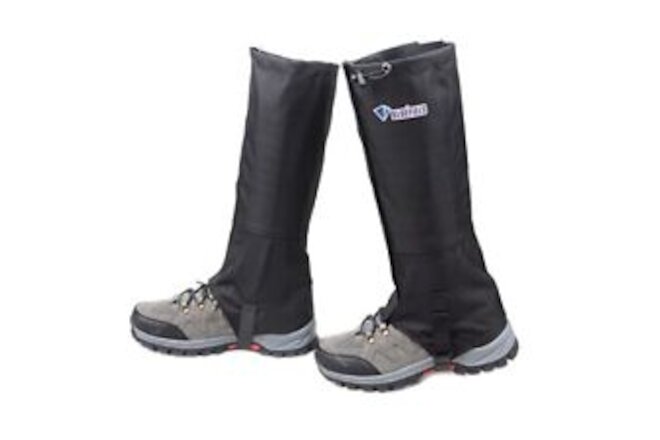 Gators for Hiking Gaiters Waterproof Shoe Gaiters Rain Snow Boot Small Black
