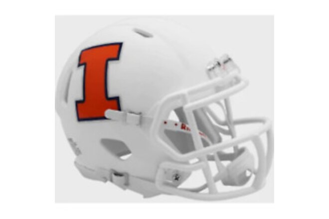 Illinois Fighting Illini NCAA Mini Speed Football Helmet - NCAA.