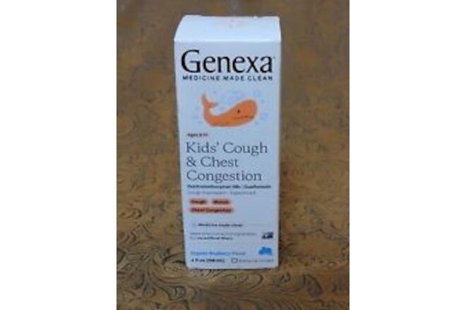 Genexa Kids Cough & Chest Congestion, Blueberry Flavor, 4 fl.oz Ⴟ