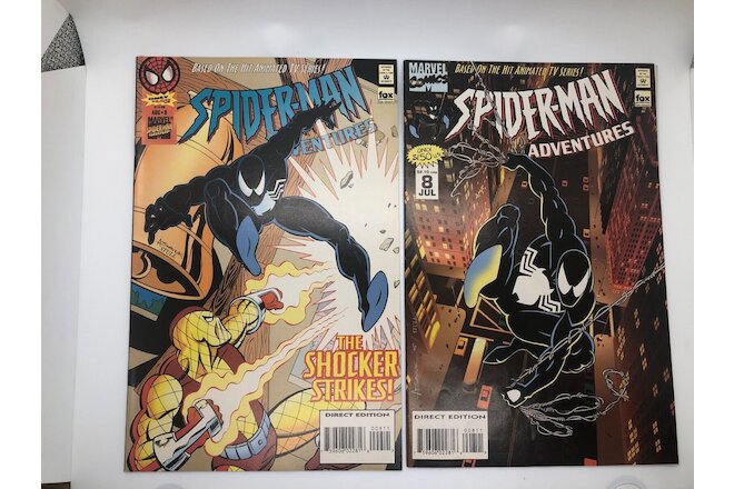 Spider-Man Adventures #8,9 1995 Marvel Comic