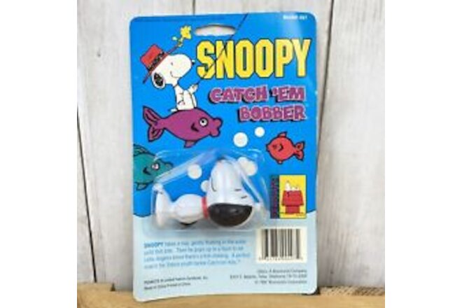 Vintage Snoopy Catch 'em Bobber Peanuts ~ New on Card ~ 1997