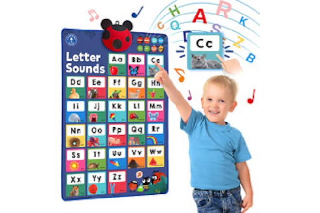 Press to Learn Phonics, Interactive Letters and Sounds Talking Poster, Presch...