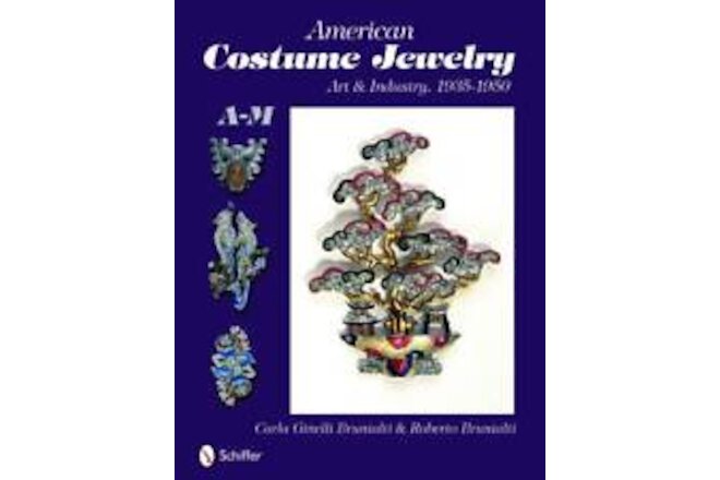 Vintage American Costume Jewelry Guide V1 Makers A-M 1935-50 Rhinestones & More
