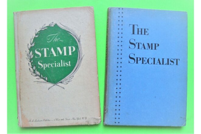 Two 1940 & 1941 THE STAMP SPECIALIST Books HARDCOVER 288-pg RARE STAMPS / COVERS