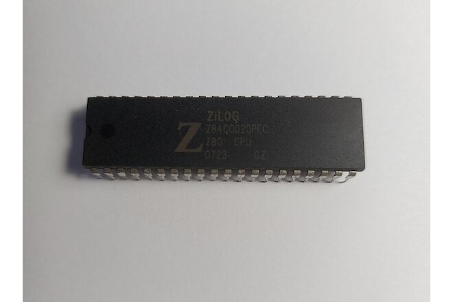 5pcs Remarked ZILOG Z84C0020PEC Z80 CPU DIP-40  - Tested to boot CP/M @ 2MHz