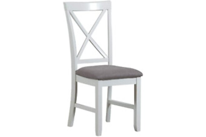 Jane Side, Antique White Dining Chair,