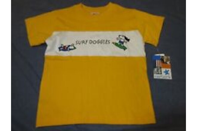 VINTAGE but NEW NWT Boys Shirt by CARTER’S - Sz 4 - SURF DOGGIES Dogs - Spring