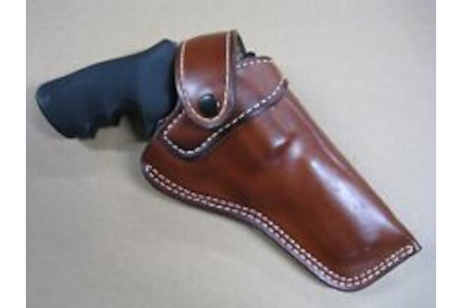 Azula Leather Cross Draw Outdoor Belt Holster For S&W L Double Action Revolvers