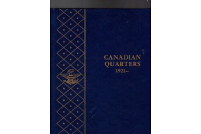 Canadian  Quarters 1921-1963 with 11 Unprinted Ports Whitman Album  NOS