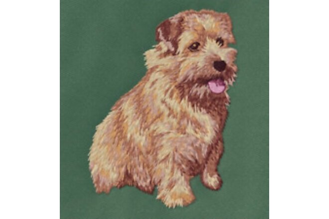 Norfolk Terrier Dog Breed Bathroom SET OF 2 HAND TOWELS EMBROIDERED Personalized