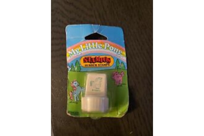 1983 STAMPOS Rubber Stamps MY LITTLE PONY SNUZZLE * RARE * Vintage