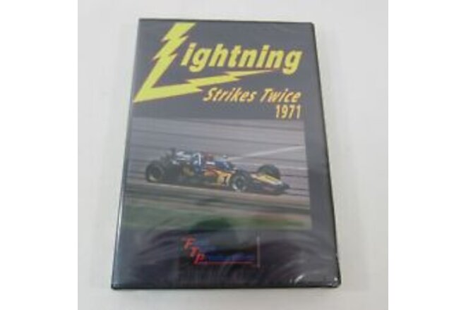 New 1971 Lightning Strikes Twice Highlight DVD Indy 500 First Turn Productions