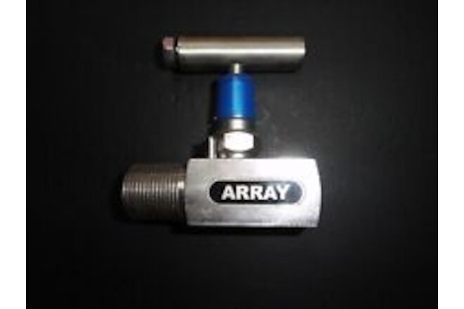 Array 3/4"Male x 1/2"Female Stainless 6000# Needle Valve