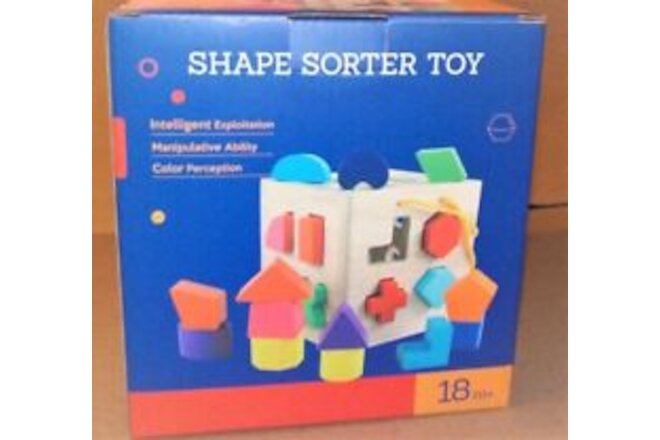 OZM TOY SHAPE SORTER TOY FOR CHILDREN.  NEW IN BOX.