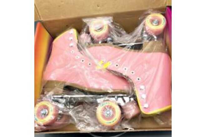 NEW IN BOX Impala Quad Roller Skates Size 9 Pink/Yellow Women's Roller Skates