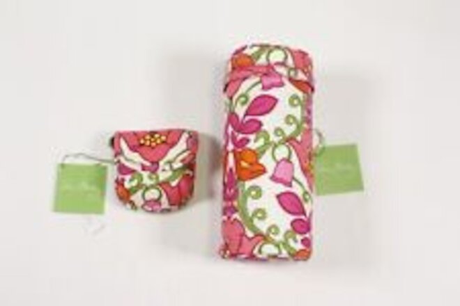 Vera Bradley Lilli Bell Pacifier Pod Holder and Baby Bottle Caddy NWT