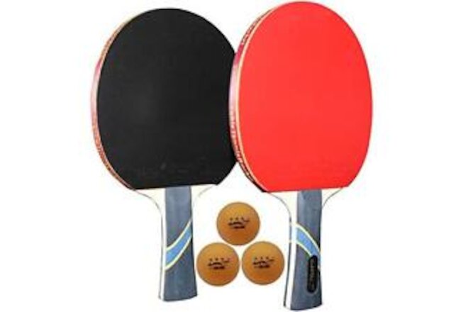 2 Pack of 4 Star Professional Ping Pong Paddle Advanced Training Table Tennis...