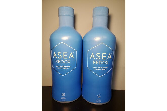 Lot of 2 ASEA Redox Cell Signaling Supplement 32 oz Water - New! Exp 2/2023