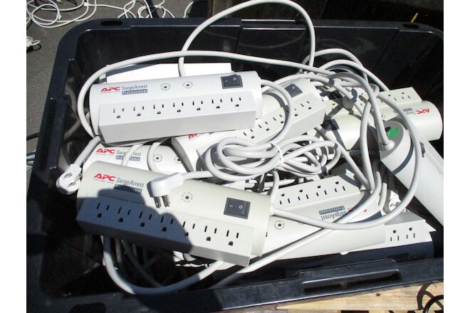 Lot of 6  APC Surge Arrest Pro Protector 7 Outlet Pro7 PC Home/ Office 6 Foot
