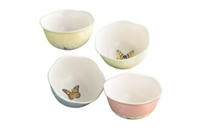 791720 Butterfly Meadow 4-Piece Dessert Bowl Set